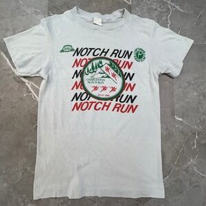 80s Vintage Marathon Graphic Tee Mens Medium Notch Run Neveda Mt Charleston